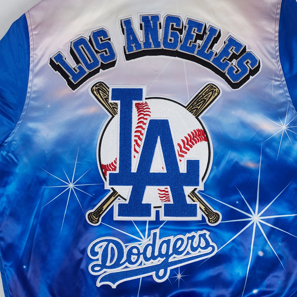 CHAMARRA DE SATN MLB LOS ANGELES DODGERS SUBLIMATED SATIN JACKET