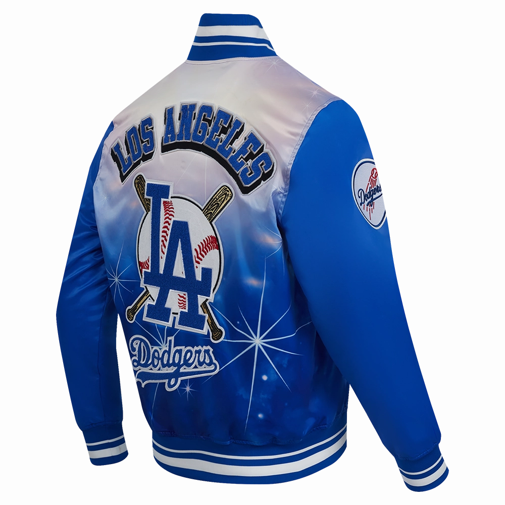 CHAMARRA DE SATN MLB LOS ANGELES DODGERS SUBLIMATED SATIN JACKET