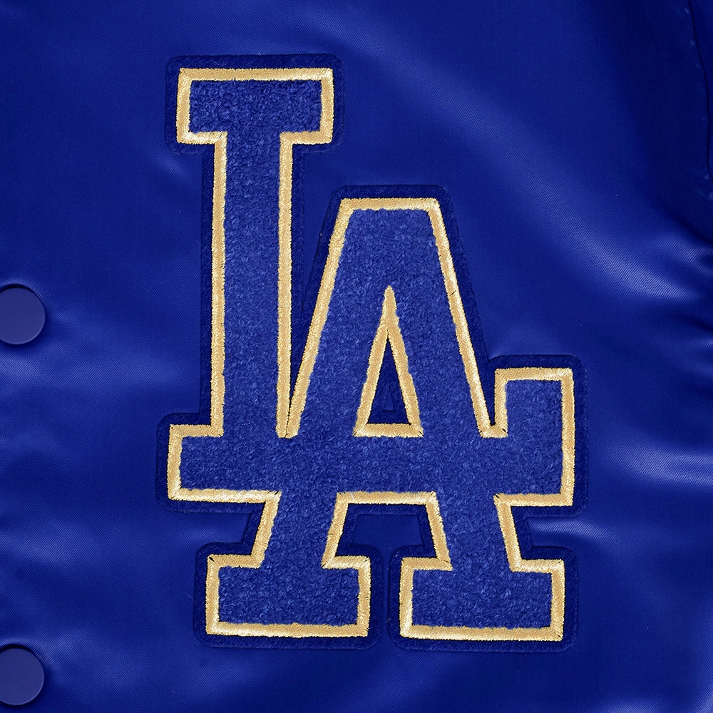 CHAMARRA DE SATN MLB LOS ANGELES DODGERS WORLD SERIES PARA MUJER