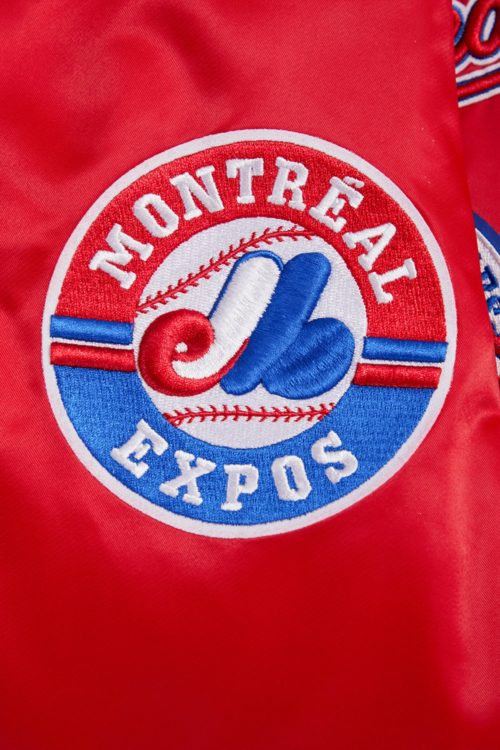 CHAMARRA DE SATN MLB MONTREAL EXPOS RETRO CLASSICS