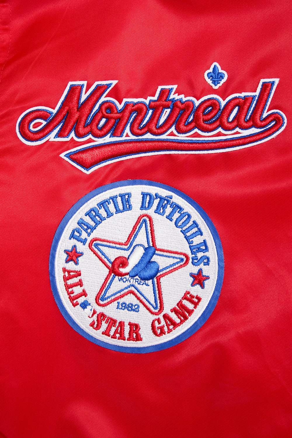 CHAMARRA DE SATN MLB MONTREAL EXPOS RETRO CLASSICS