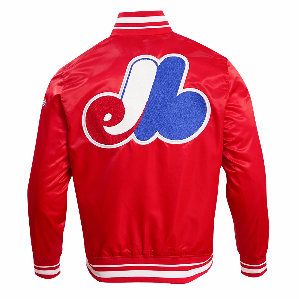 CHAMARRA DE SATN MLB MONTREAL EXPOS RETRO CLASSICS