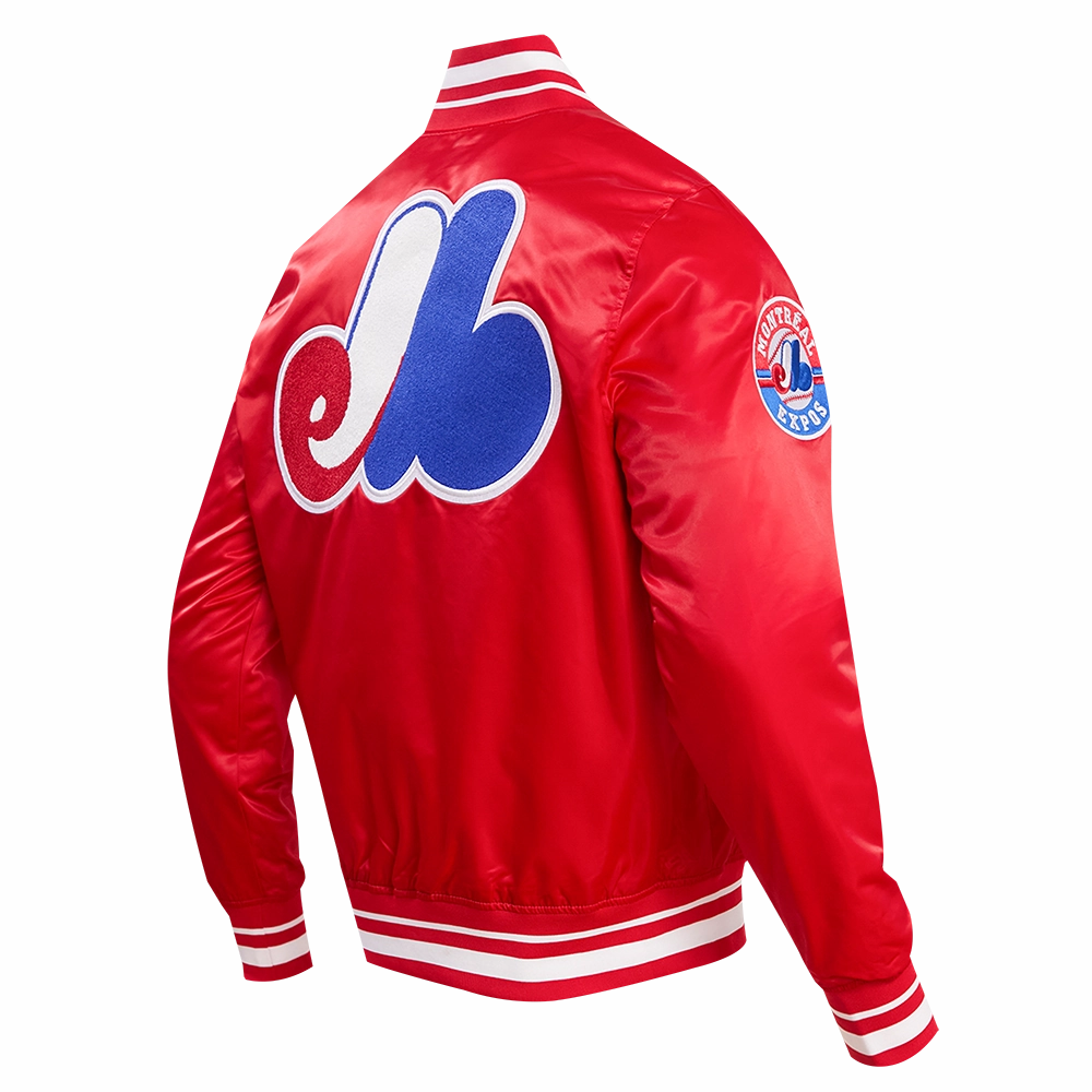 CHAMARRA DE SATN MLB MONTREAL EXPOS RETRO CLASSICS