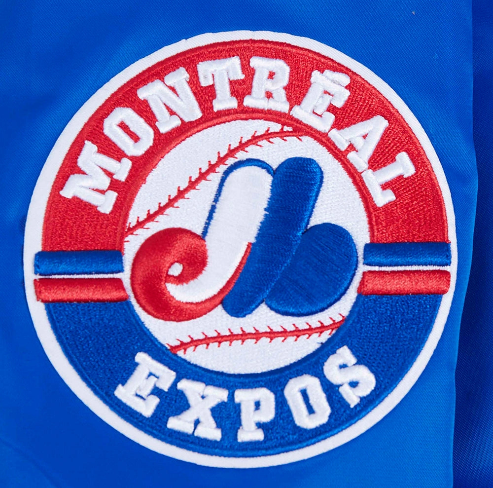 CHAMARRA DE SATN MLB MONTREAL EXPOS RETRO CLASSICS PARA MUJER