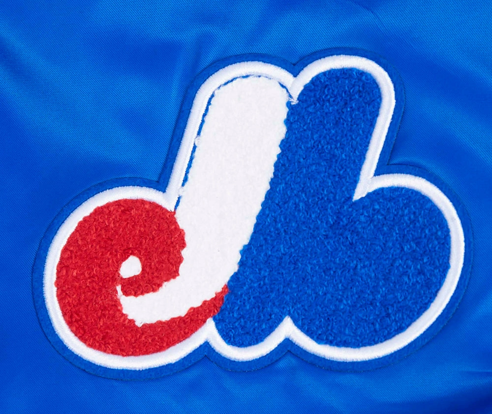 CHAMARRA DE SATN MLB MONTREAL EXPOS RETRO CLASSICS PARA MUJER