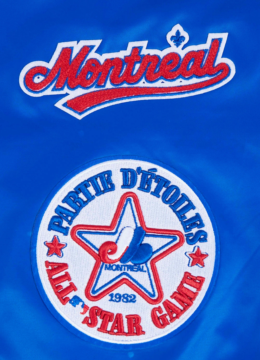 CHAMARRA DE SATN MLB MONTREAL EXPOS RETRO CLASSICS PARA MUJER