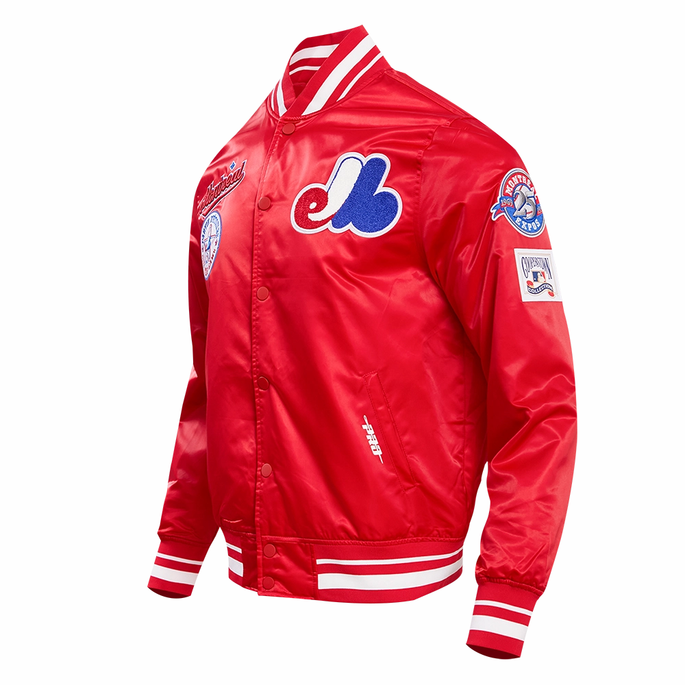 CHAMARRA DE SATN MLB MONTREAL EXPOS RETRO CLASSICS