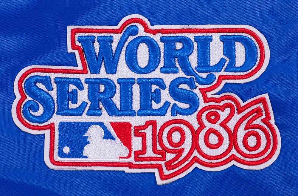 CHAMARRA DE SATN MLB NEW YORK METS MASH UP PARA MUJER