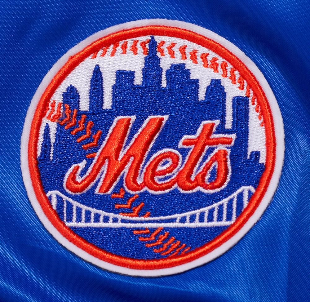 CHAMARRA DE SATN MLB NEW YORK METS MASH UP PARA MUJER