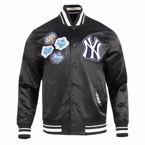 CHAMARRA DE SATN MLB NEW YORK YANKEES DIY PICK STITCH