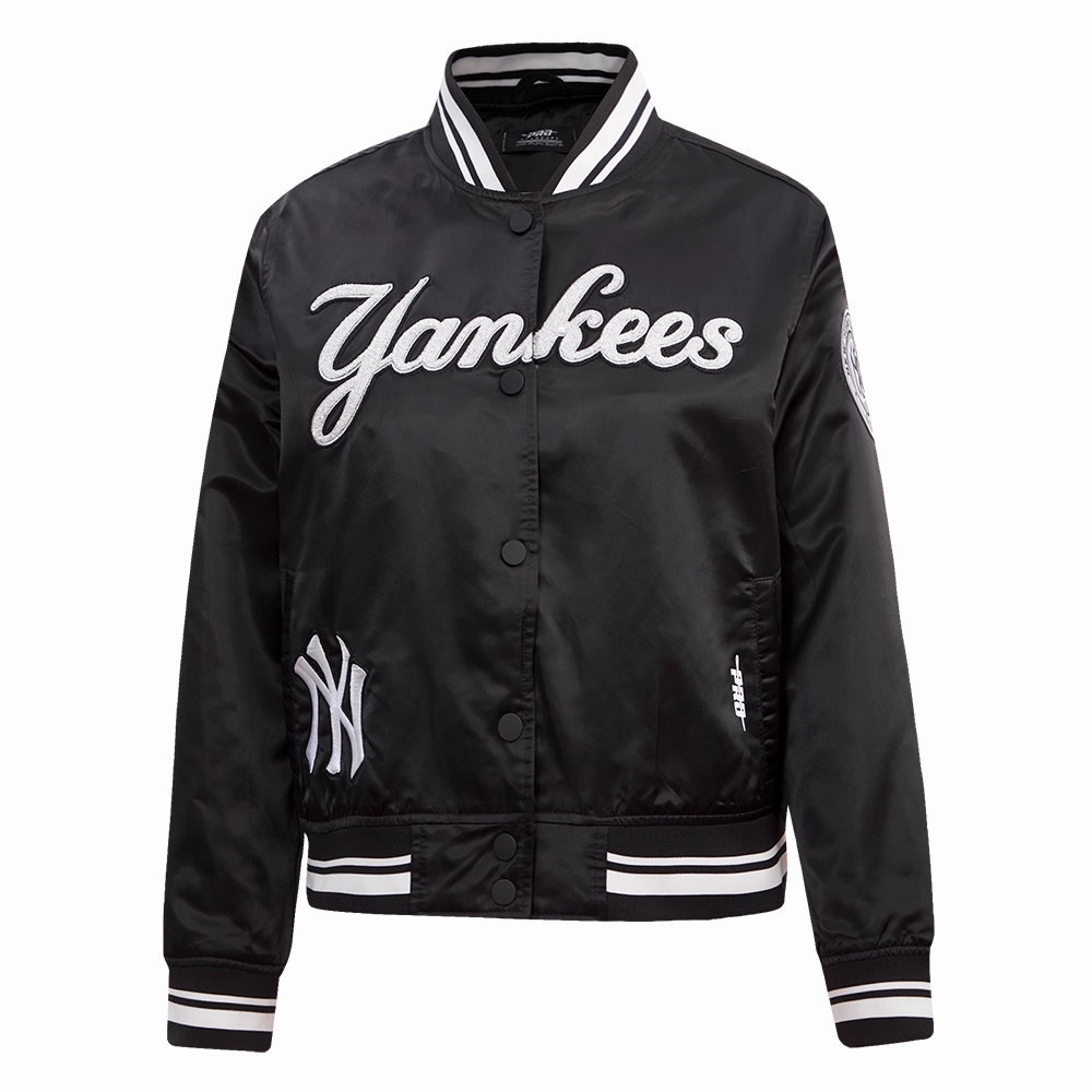 CHAMARRA DE SATN MLB NEW YORK YANKEES PEARLS PARA MUJER