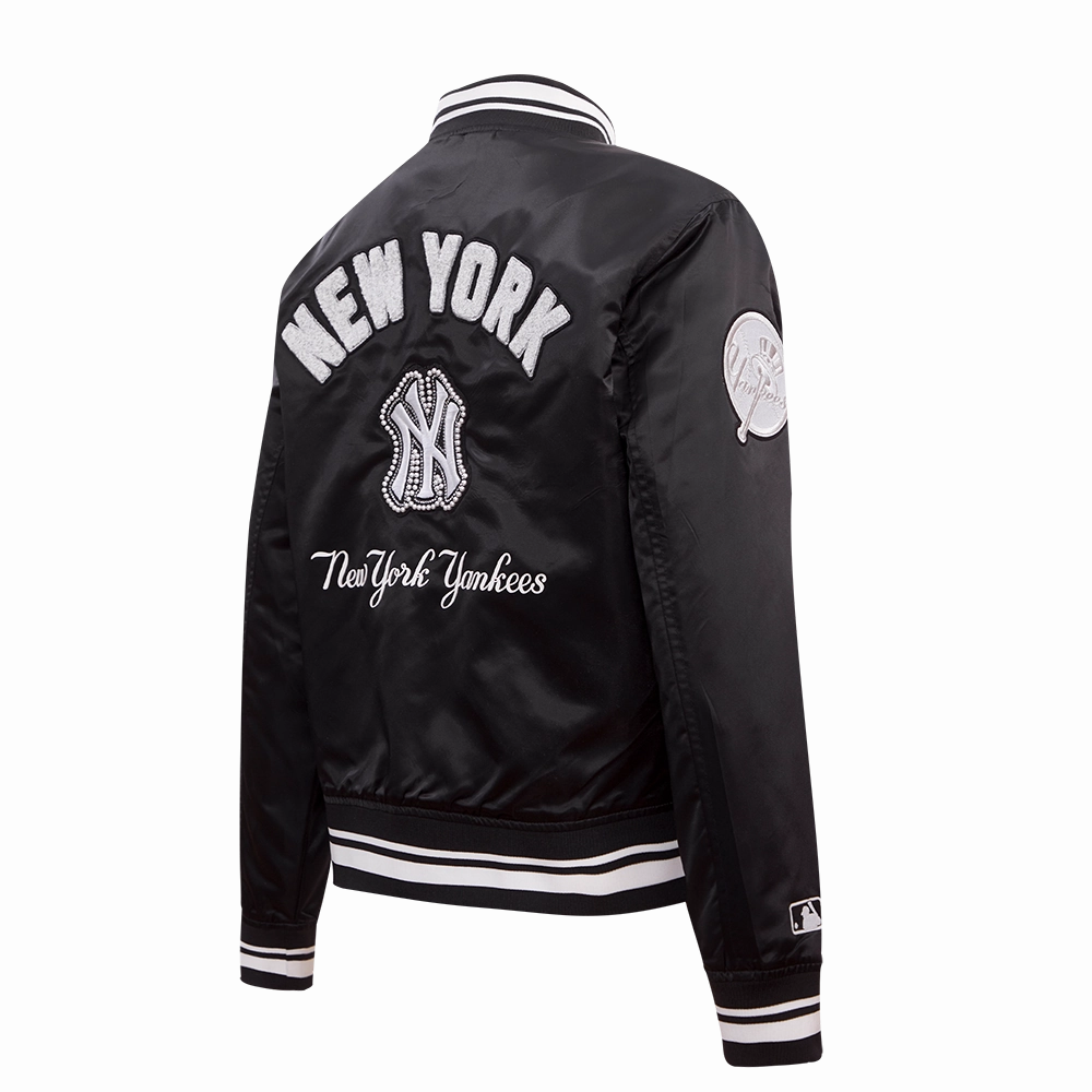 CHAMARRA DE SATN MLB NEW YORK YANKEES PEARLS PARA MUJER