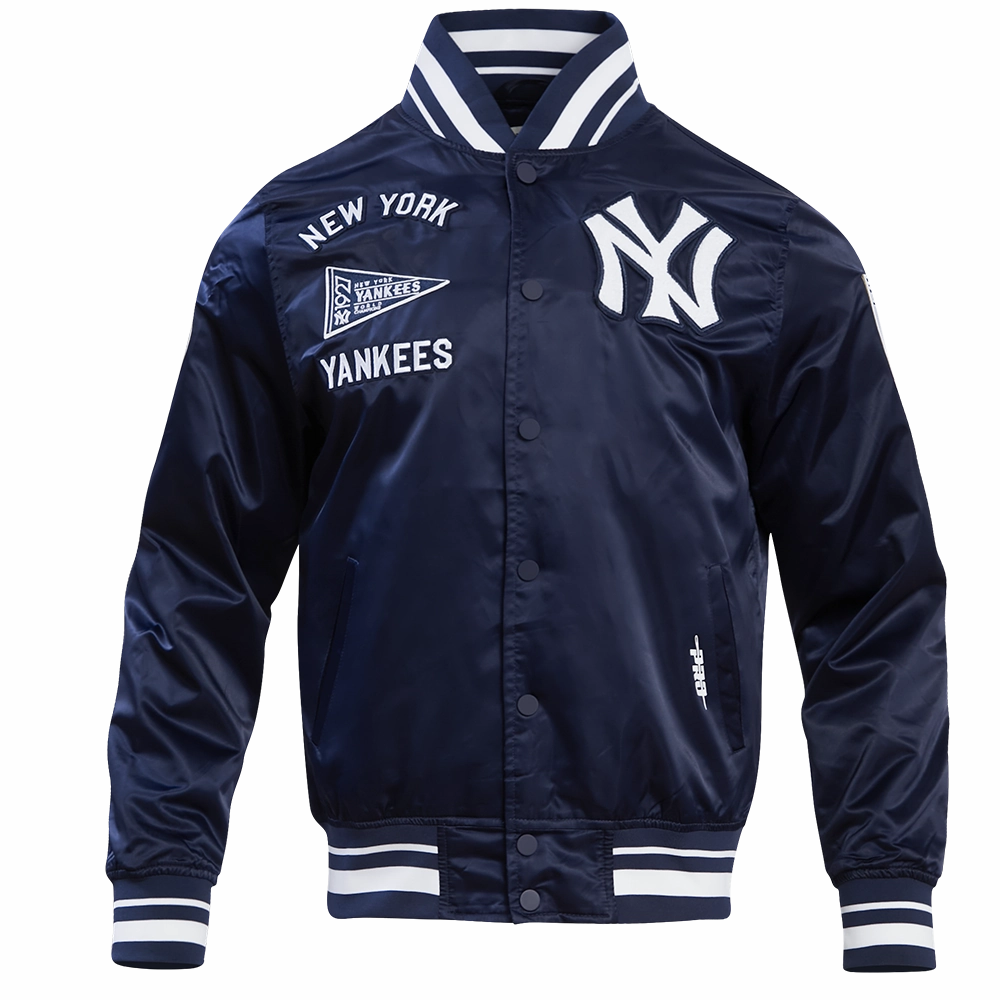 CHAMARRA DE SATN MLB NEW YORK YANKEES RETRO CLASSICS