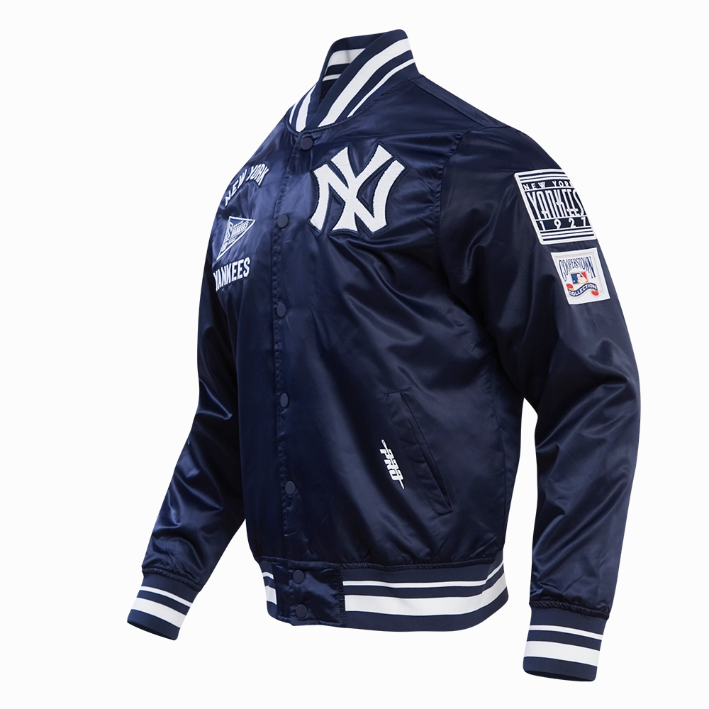 CHAMARRA DE SATN MLB NEW YORK YANKEES RETRO CLASSICS
