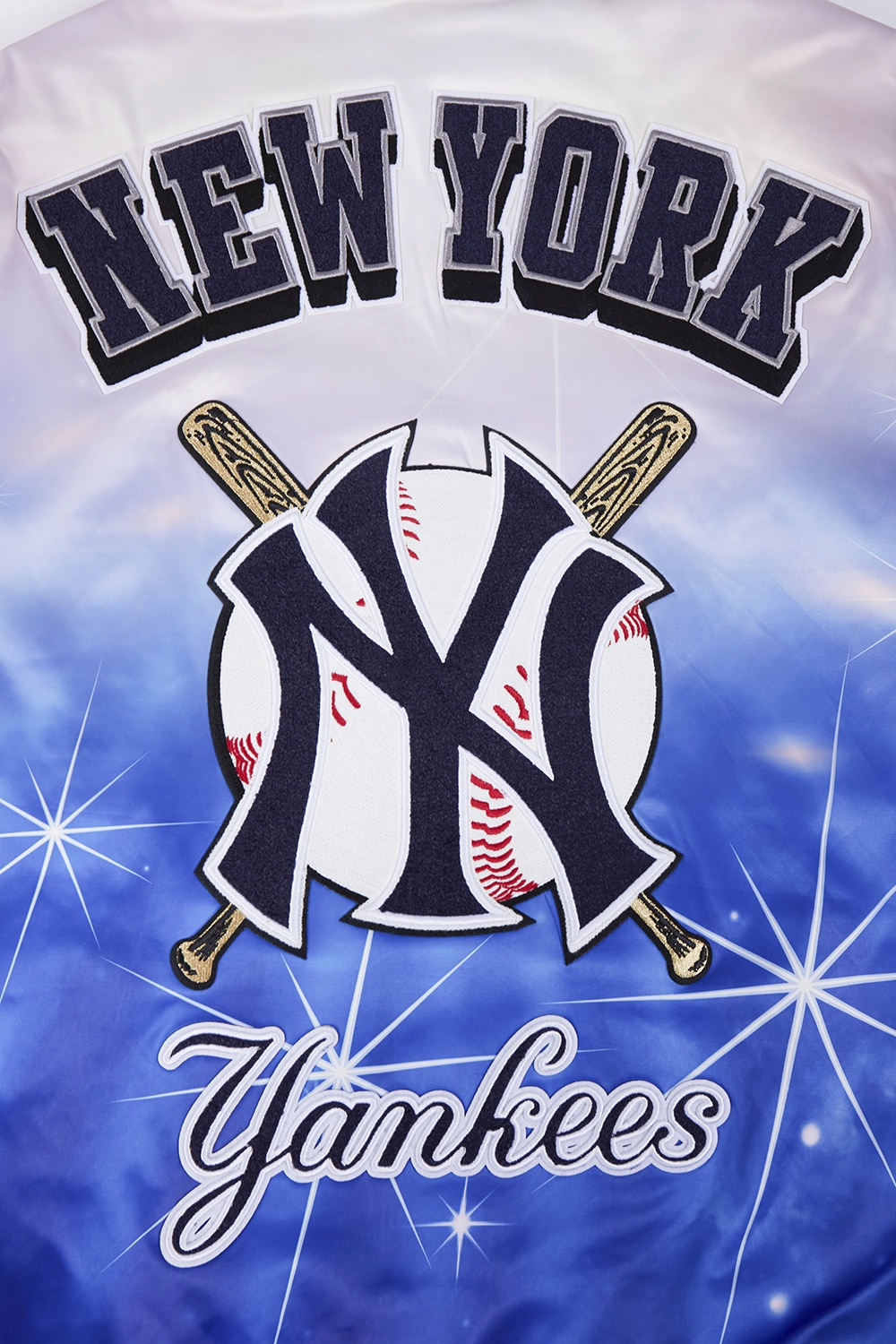 CHAMARRA DE SATN MLB NEW YORK YANKEES SUBLIMATED SATIN JACKET