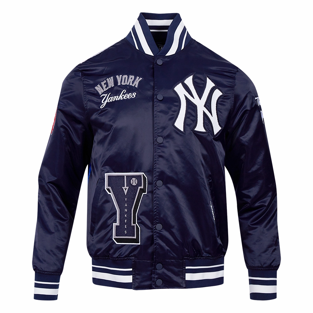 CHAMARRA DE SATN MLB NEW YORK YANKEES SUBLIMATED SATIN JACKET