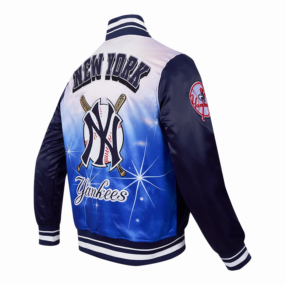 CHAMARRA DE SATN MLB NEW YORK YANKEES SUBLIMATED SATIN JACKET