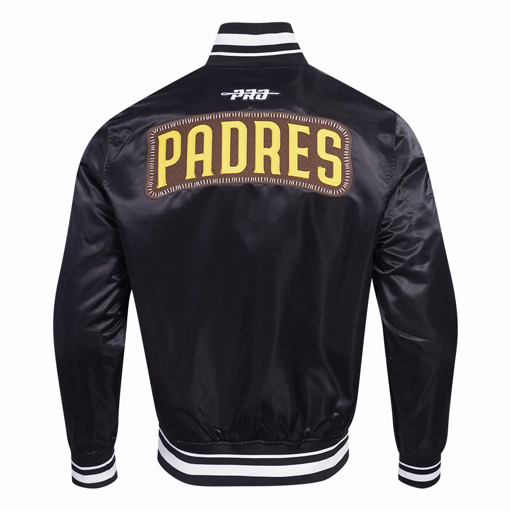CHAMARRA DE SATN MLB SAN DIEGO PADRES DIY PICK STITCH
