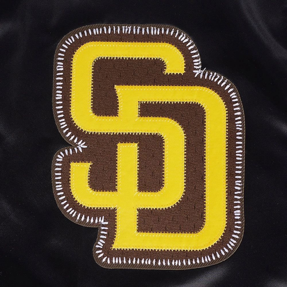 CHAMARRA DE SATN MLB SAN DIEGO PADRES DIY PICK STITCH