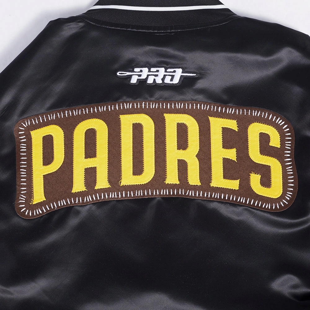 CHAMARRA DE SATN MLB SAN DIEGO PADRES DIY PICK STITCH
