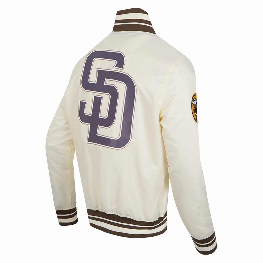 CHAMARRA DE SATN MLB SAN DIEGO PADRES SCRIPT TAIL