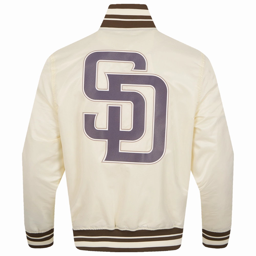 CHAMARRA DE SATN MLB SAN DIEGO PADRES SCRIPT TAIL