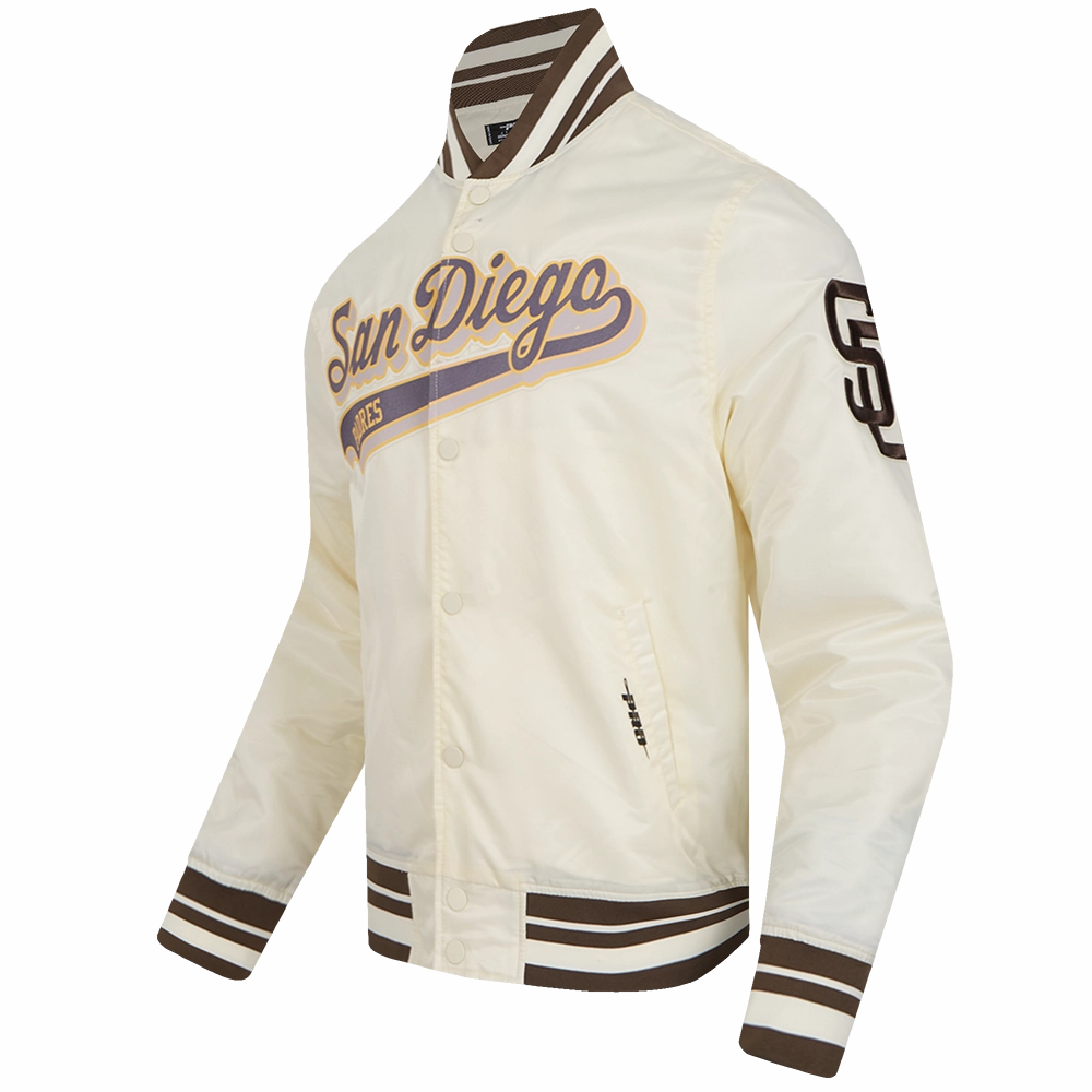 CHAMARRA DE SATN MLB SAN DIEGO PADRES SCRIPT TAIL