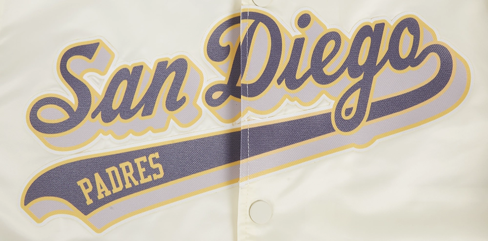 CHAMARRA DE SATN MLB SAN DIEGO PADRES SCRIPT TAIL