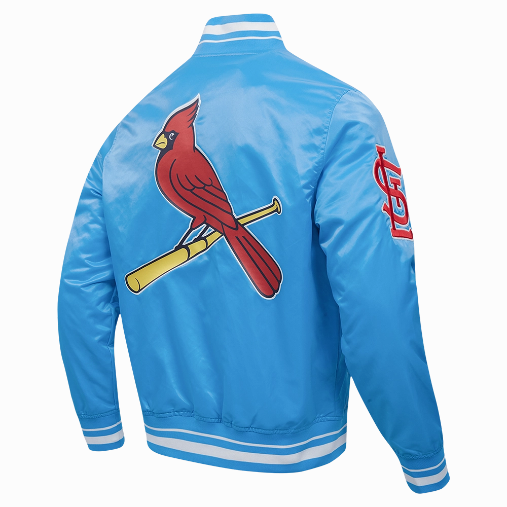 CHAMARRA DE SATN MLB ST. LOUIS CARDINALS SCRIPT TAIL