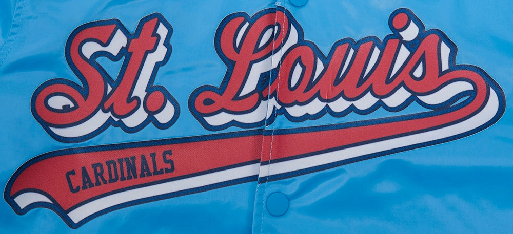 CHAMARRA DE SATN MLB ST. LOUIS CARDINALS SCRIPT TAIL