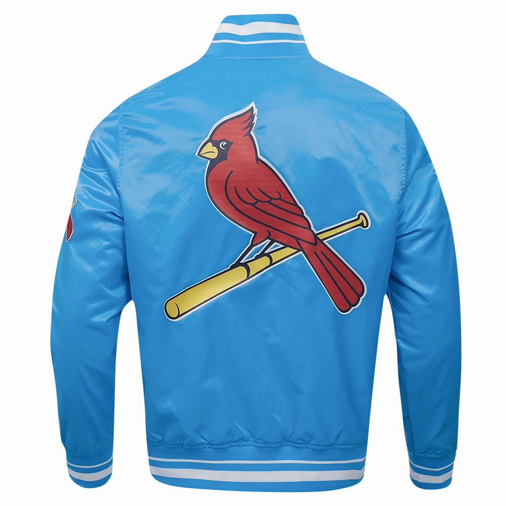 CHAMARRA DE SATN MLB ST. LOUIS CARDINALS SCRIPT TAIL