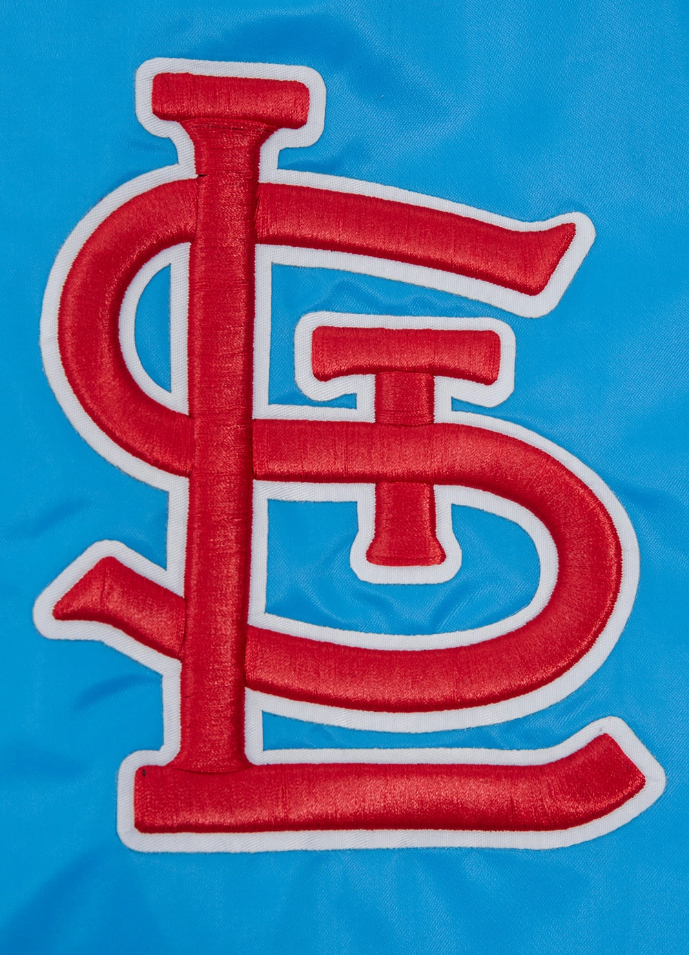 CHAMARRA DE SATN MLB ST. LOUIS CARDINALS SCRIPT TAIL