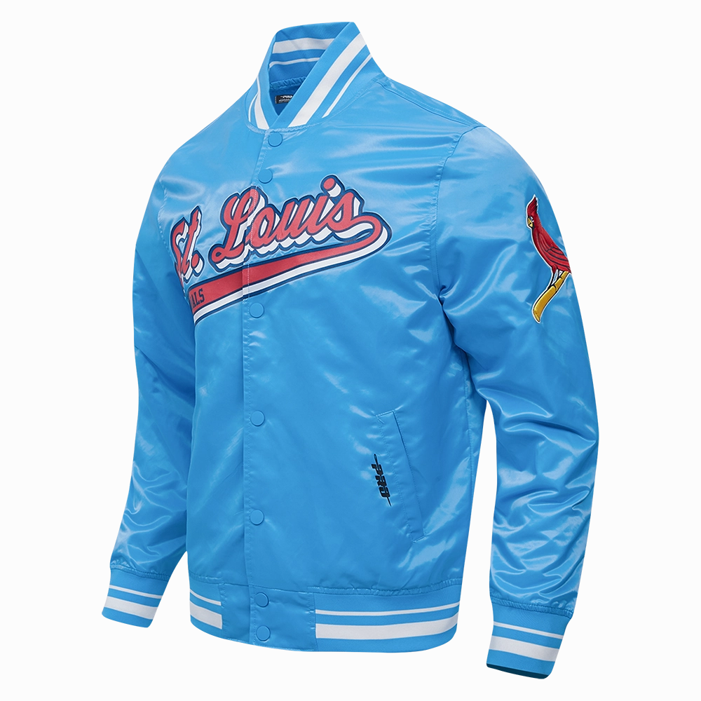 CHAMARRA DE SATN MLB ST. LOUIS CARDINALS SCRIPT TAIL