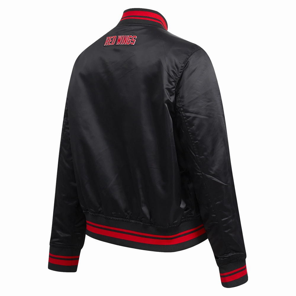 CHAMARRA DE SATN NHL DETROIT RED WINGS SCRIPT TAIL PARA MUJER