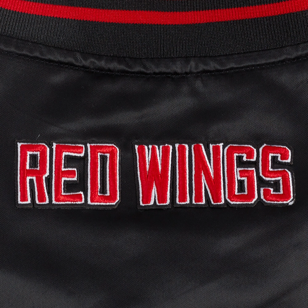 CHAMARRA DE SATN NHL DETROIT RED WINGS SCRIPT TAIL PARA MUJER