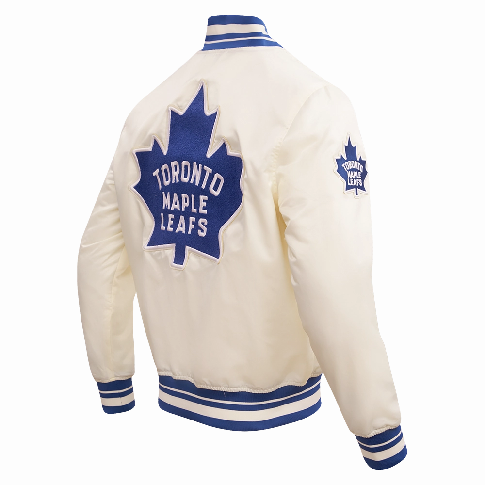 CHAMARRA DE SATN NHL TORONTO MAPLE LEAFS RETRO CLASSICS
