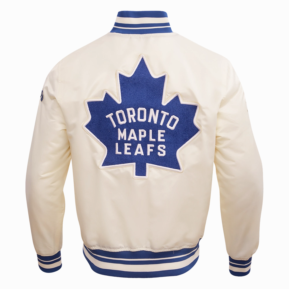 CHAMARRA DE SATN NHL TORONTO MAPLE LEAFS RETRO CLASSICS