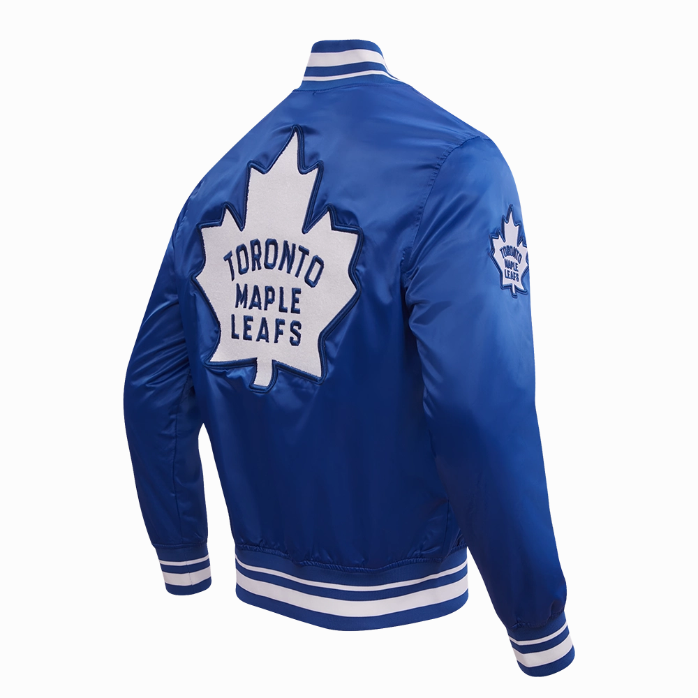 CHAMARRA DE SATN NHL TORONTO MAPLE LEAFS RETRO CLASSICS