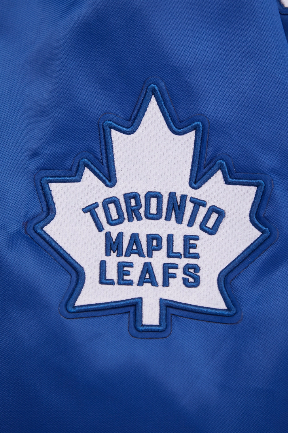 CHAMARRA DE SATN NHL TORONTO MAPLE LEAFS RETRO CLASSICS