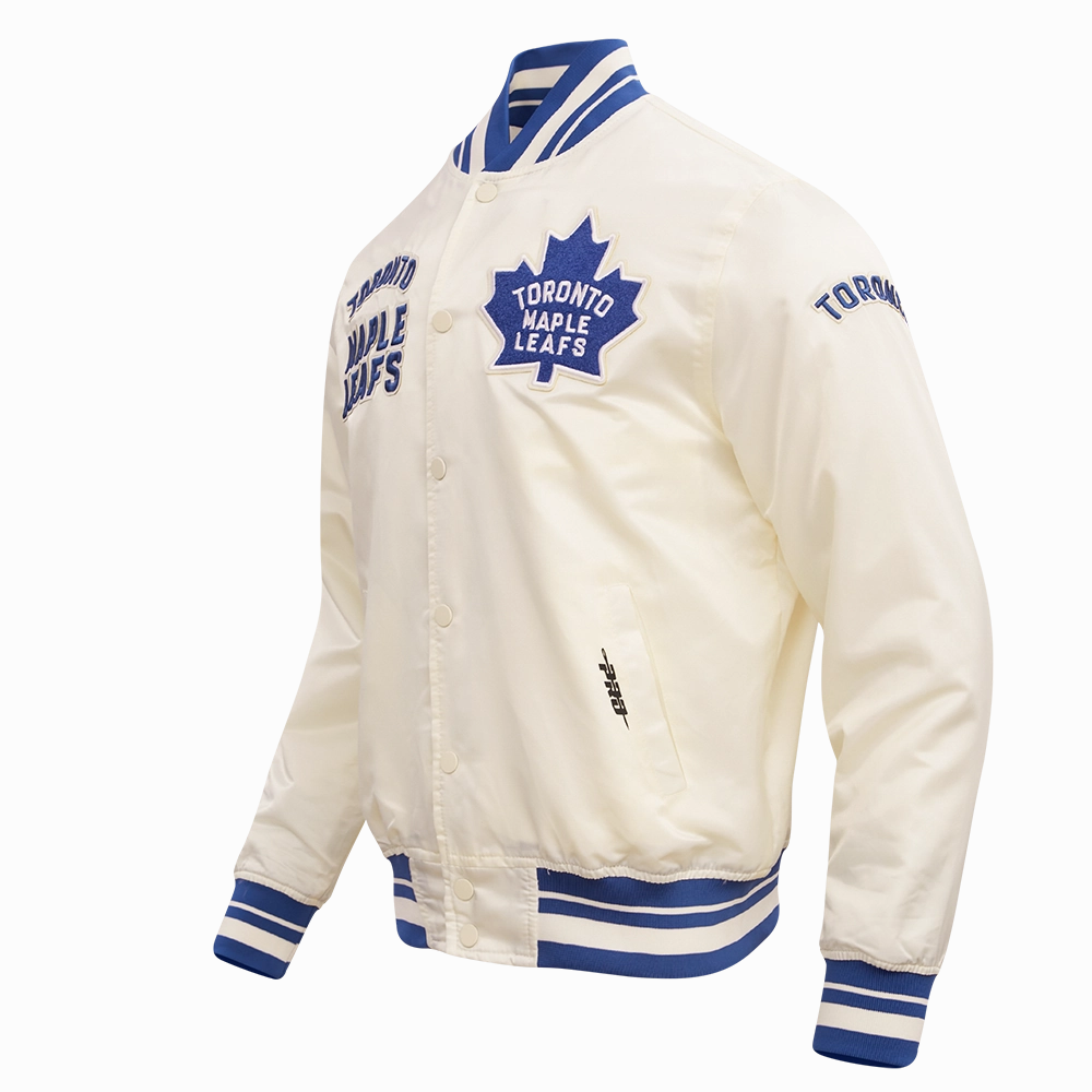 CHAMARRA DE SATN NHL TORONTO MAPLE LEAFS RETRO CLASSICS