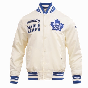 CHAMARRA DE SATN NHL TORONTO MAPLE LEAFS RETRO CLASSICS