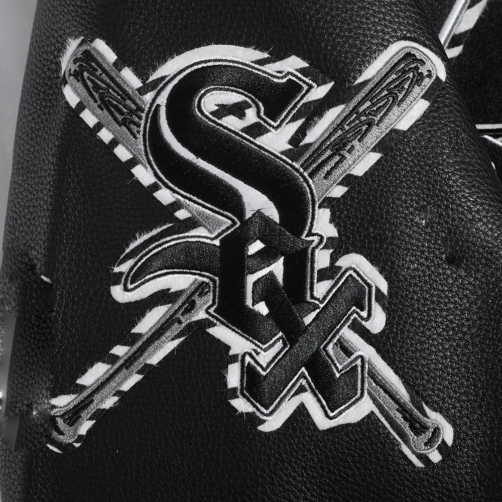 CHAMARRA UNIVERSITARIA MLB CHICAGO WHITE SOX ANIMAL PRINT