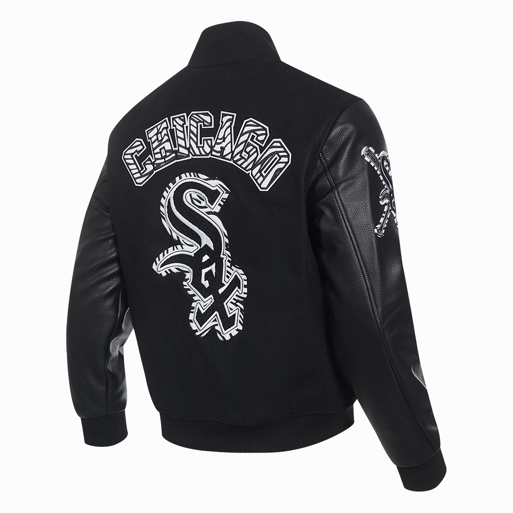 CHAMARRA UNIVERSITARIA MLB CHICAGO WHITE SOX ANIMAL PRINT