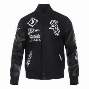 CHAMARRA UNIVERSITARIA MLB CHICAGO WHITE SOX ANIMAL PRINT