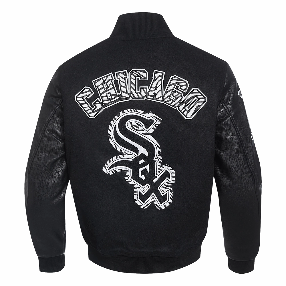 CHAMARRA UNIVERSITARIA MLB CHICAGO WHITE SOX ANIMAL PRINT