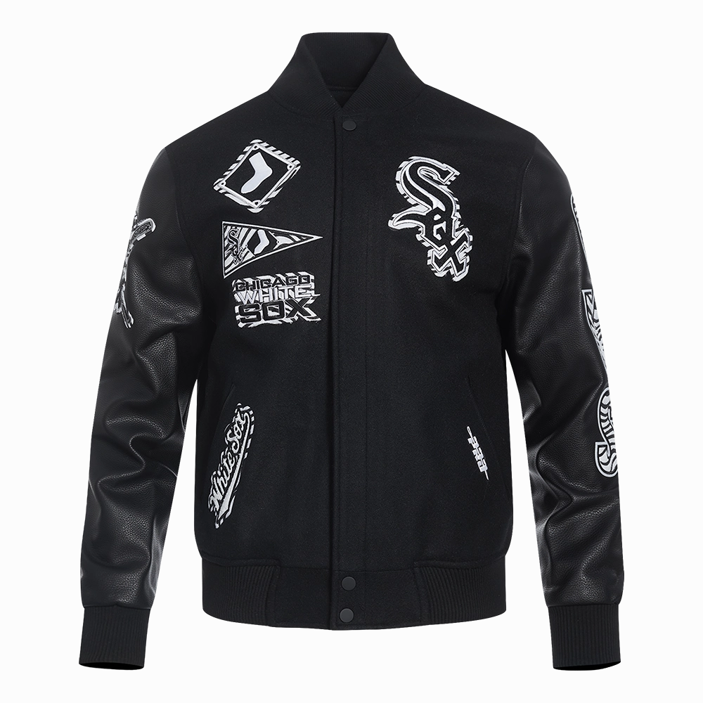 CHAMARRA UNIVERSITARIA MLB CHICAGO WHITE SOX ANIMAL PRINT
