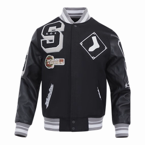 CHAMARRA UNIVERSITARIA MLB CHICAGO WHITE SOX MASH UP