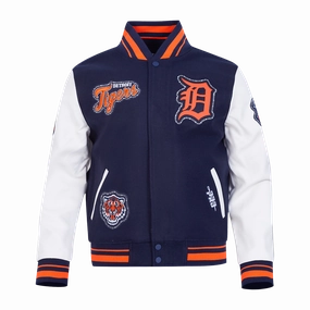 CHAMARRA UNIVERSITARIA MLB DETROIT TIGERS DIY PICK STITCH