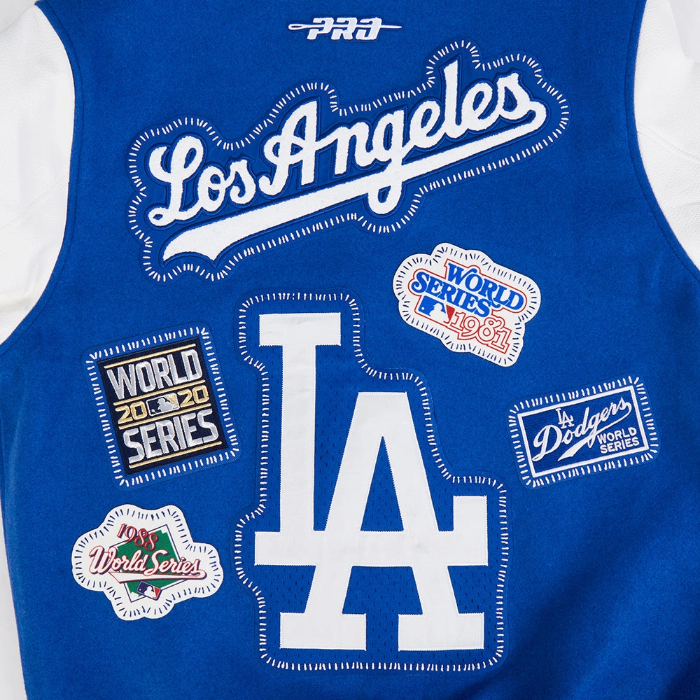 CHAMARRA UNIVERSITARIA MLB LOS ANGELES DODGERS DIY PICK STITCH