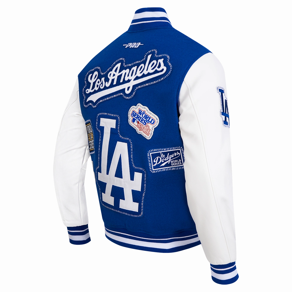 CHAMARRA UNIVERSITARIA MLB LOS ANGELES DODGERS DIY PICK STITCH